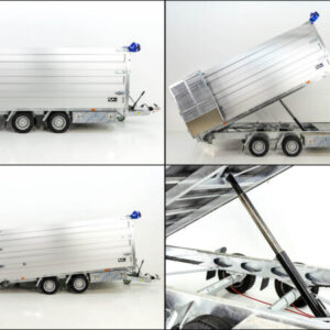 Semi-remorque benne arrière double TT35-35 3,5 t | 192 x 352 x 140 cm | Tandem Neuf