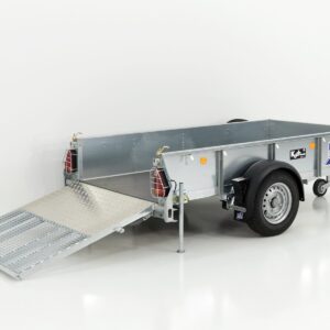 Remorque pour engins de chantier Ifor Williams GD 84 125×250 1,4 t | Rampe - Neuve