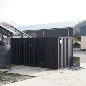 Grand conteneur de stockage modèle standard 6 x 4 mètres