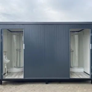 Conteneur sanitaire 4x2m WC double avec douches