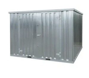 Conteneur de stockage 4 x 2 mètres – avec double porte grand coté