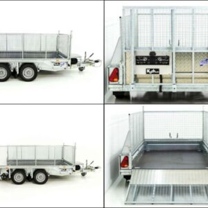 Remorque pour engins de chantier Ifor Williams GX105 157×303 2,7 t | Rampe de chargement - Neuve