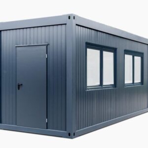 Conteneur de bureau WBC8 - 20 pieds, extra large, fenêtre + chauffage